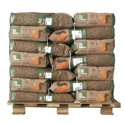 1 Palet de 35 NATURPELLET en sacos de 15 kg para calefacción