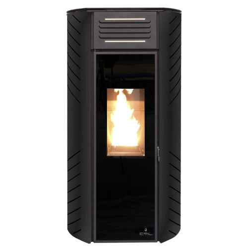 Estufa de pellets ctl zara 10 kw negra