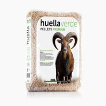 Palet de pellets Huella Verde en sacos de 15 kg para calefacción