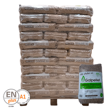 Palet de pellets Galpellet en sacos de 15 kg para calefacción